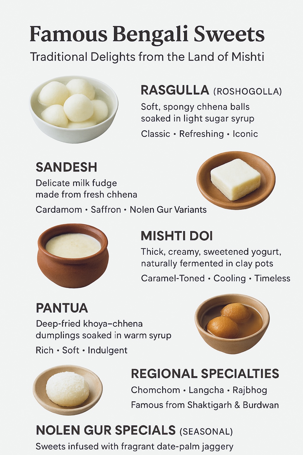 Famous Bengali Sweets